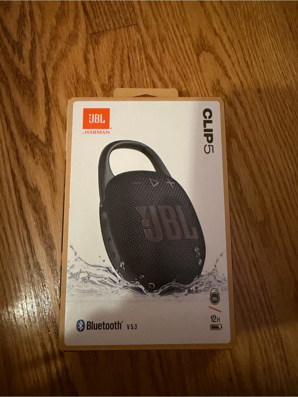 JBL Clip 5 Portable Bluetooth Speaker - Black